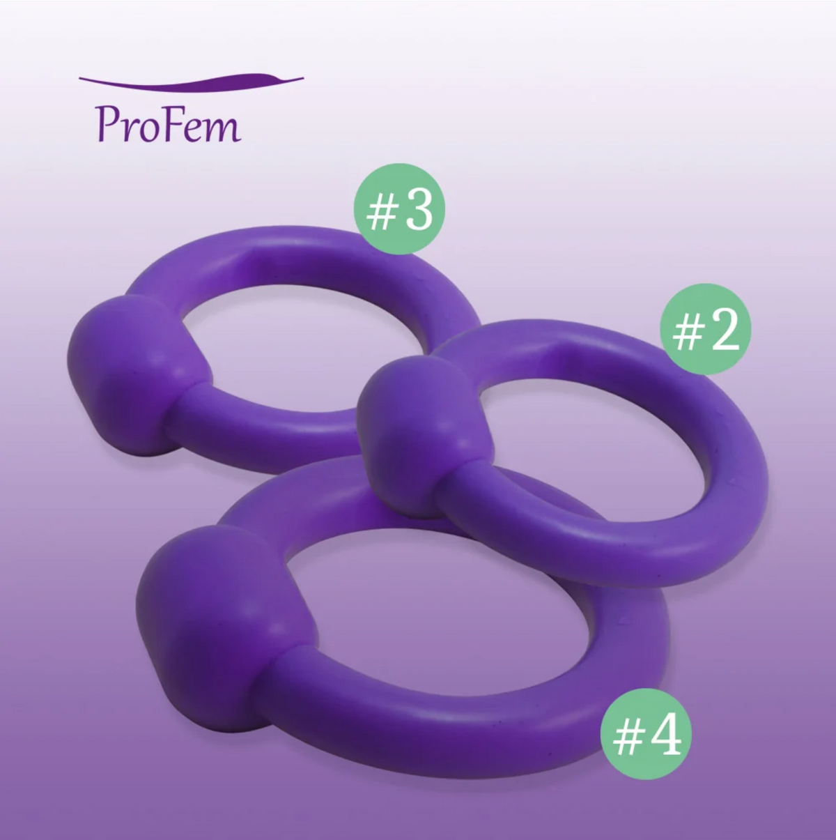Kit de Prueba 3 Unidades - Pesario Uretral ProFem® (FS-AO-Knob)